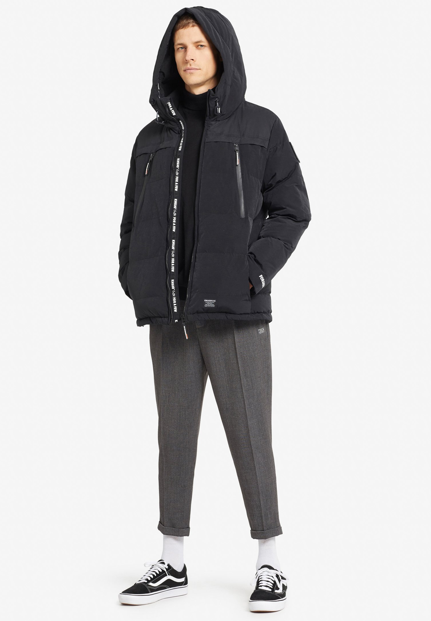 khujo BILL Winterjas black Zalando.nl khujo BILL Trui black Zalando.nl