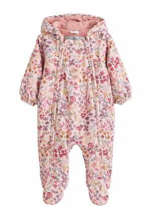 Next, REGULAR FIT - HOODED CORD BABY ALL-IN-ONE . - Jumpsuit - pink floral double zip