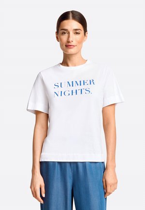 T-shirt con stampa - azzure blue