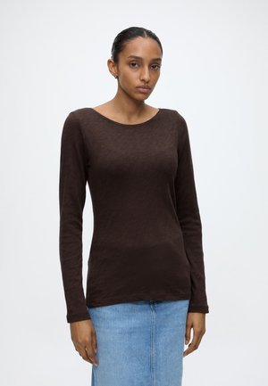 Marc O'Polo, T-shirt à manches longues - black cherry