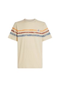 O'RIGINALS STRIPE T-SHIRT - Trükipildiga T-särk - mozart blue