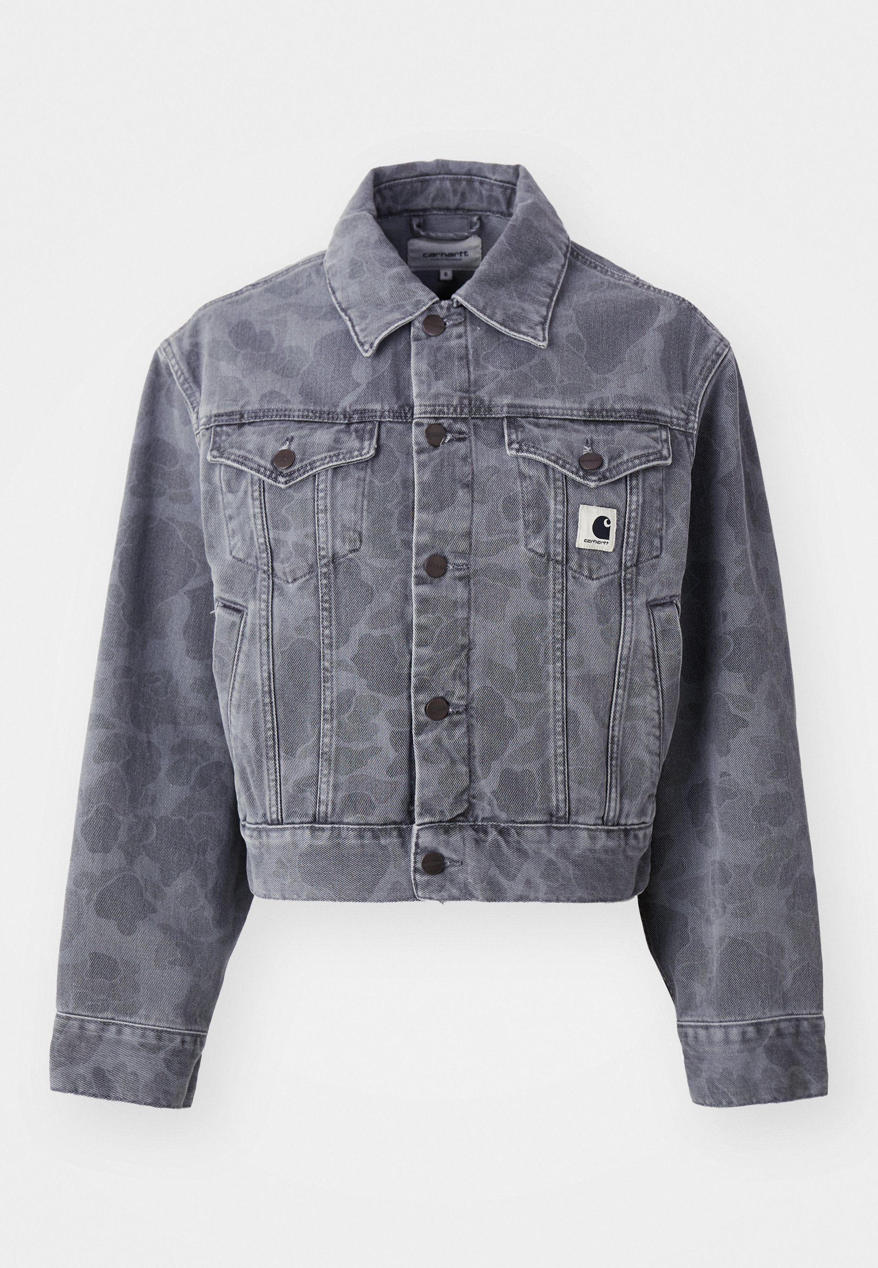 Carhartt WIP DUCK ORELL JACKET - Spijkerjas - black heavy bleached
