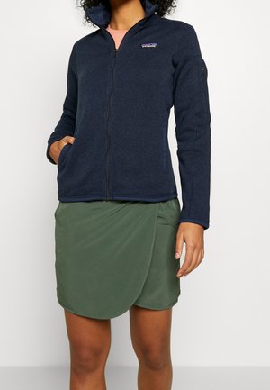 Sweatjakke - mottled dark blue