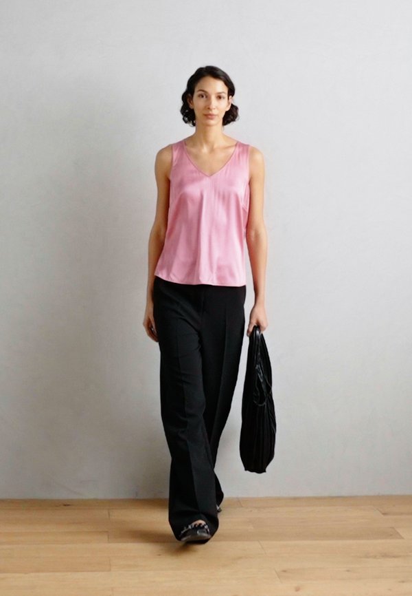 ASTRID V-NECK TANK - Top - rose4