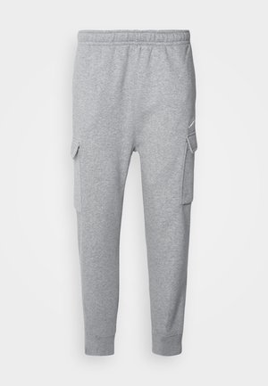 Nike Sportswear CLUB PANT  - Cargo trousers - grey heather/matte silver/white