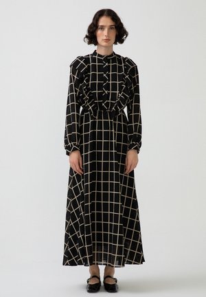 FRILLED - Maxi dress - black