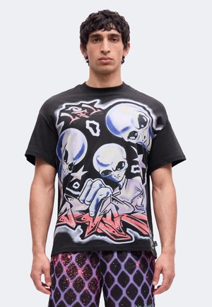 Puma, MELO ASTERIKS TEE III - Print T-shirt - black