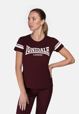 KILLEGRAY - T-Shirt print - oxblood white