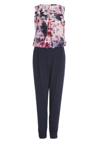 Vera Mont MIT CUT OUTS - Jumpsuit - rosé dark blue