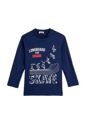 CREW NECK SKATEBOARD PRINTED - Camiseta de manga larga - blue