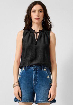 QS, BLUSE - Bluse - schwarz