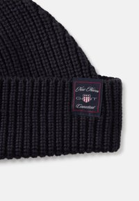 GANT FISHERMAN BEANIE UNISEX - Pletena kapa - evening blue