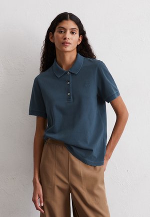 Marc O'Polo REGULAR - Polo shirt - muted blue
