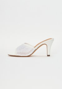 AZURE SLIDE - Ciabattine con tacco - white