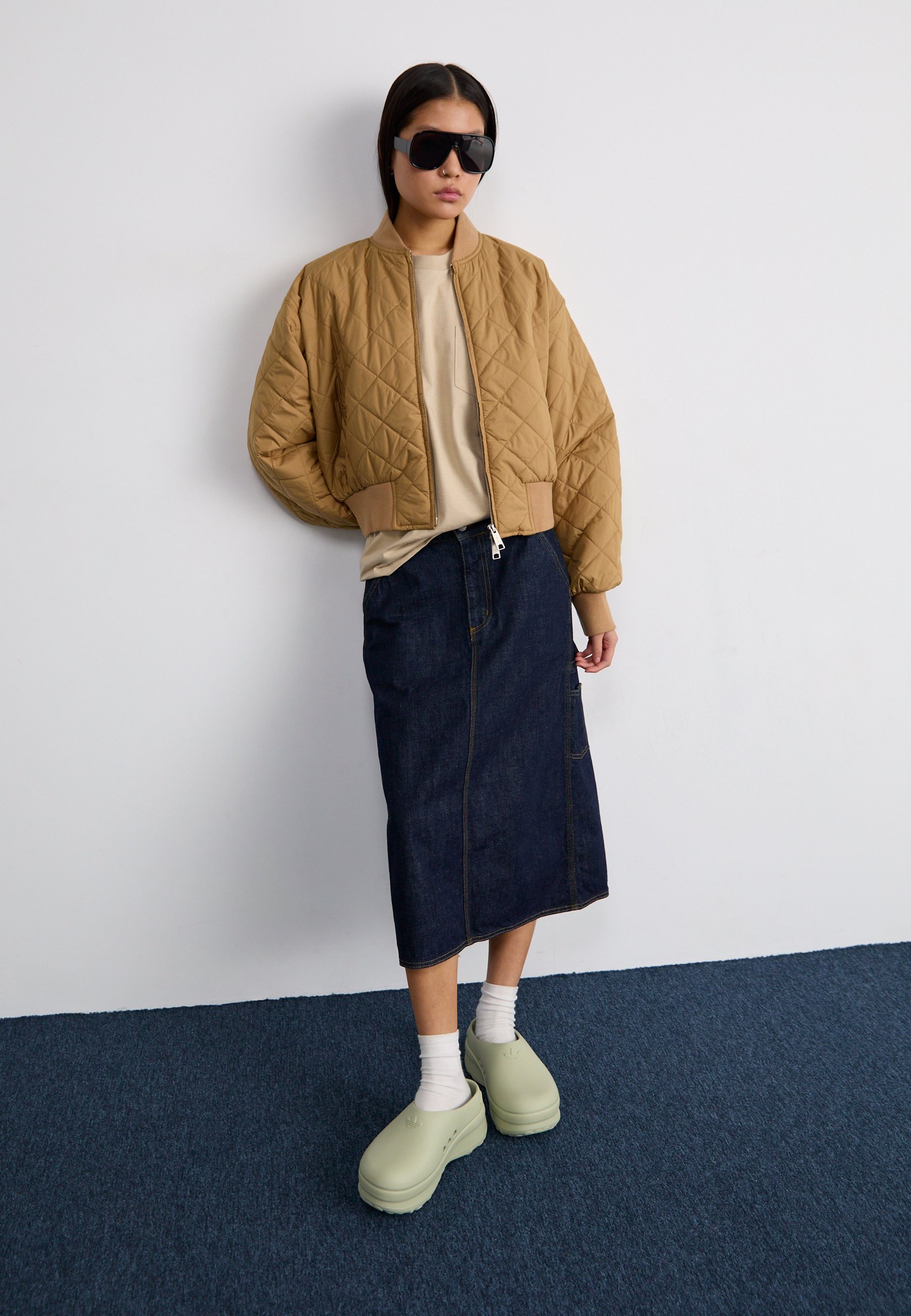 Carhartt WIP SELMA LINER - Bomber Jacket - peanut/light