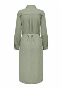 ONLY ONLCARO Linen Midi - Robe chemise - oil green