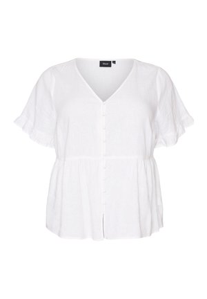 Zizzi, Blusa - weiß