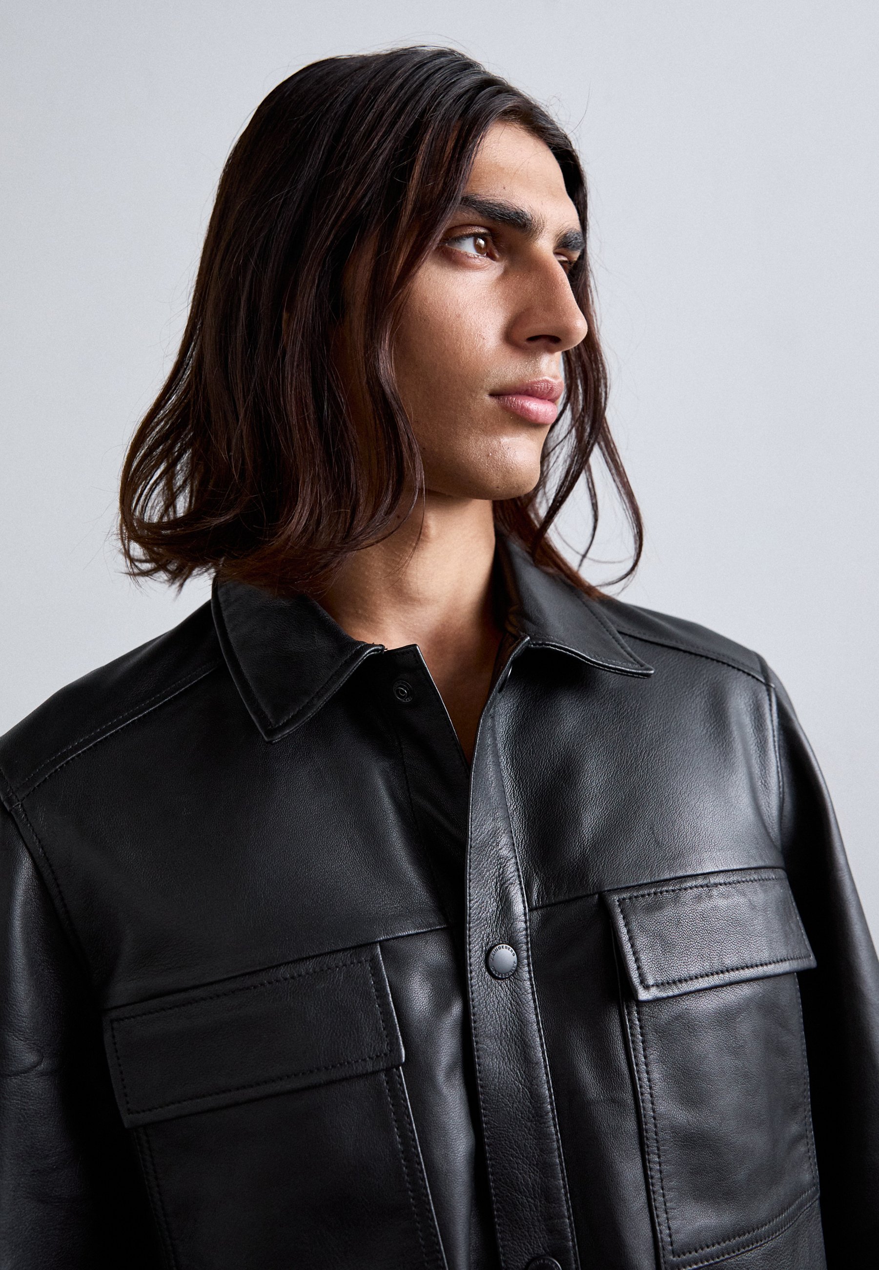 J.LINDEBERG WILDEN - Leather jacket - black - Zalando.co.uk