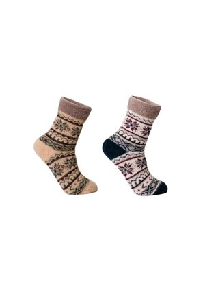 WINTER KUSCHEL - Socken - braun