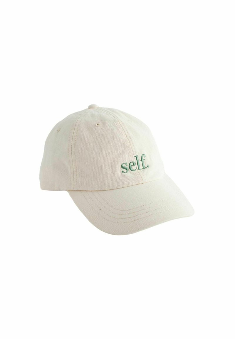 Self. REGULAR FIT - Keps - ecru green