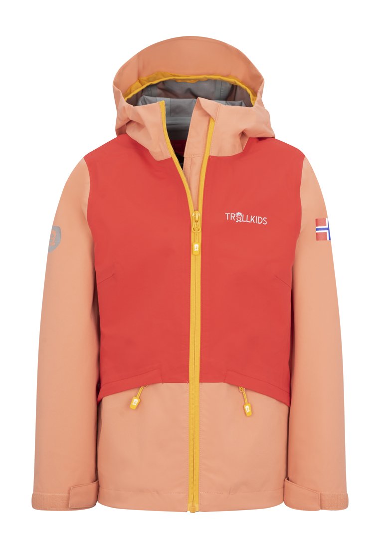 Trollkids Hardshell-jas abrikoos Trollkids Hardshell-jas abrikoos