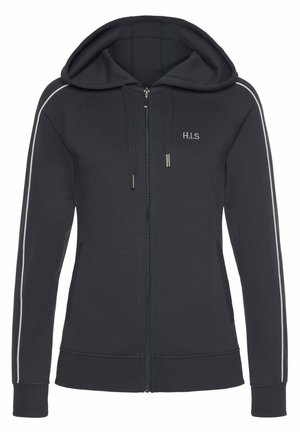 Sweater met rits - marine