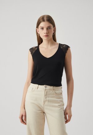 ONLY ONLPETRA MIX - T-shirt imprimé - black
