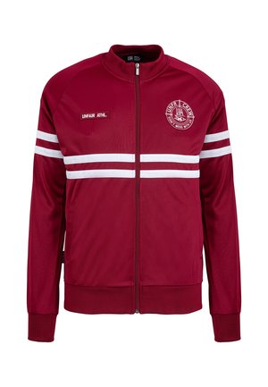 Sweatjacke - burgundy