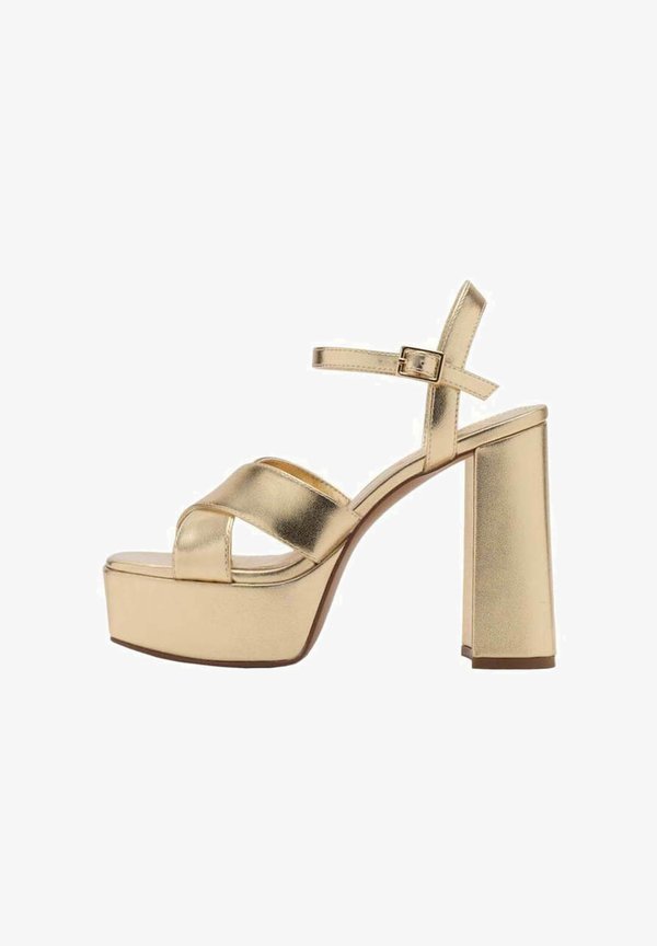 BRUNA - High heeled sandals - gold