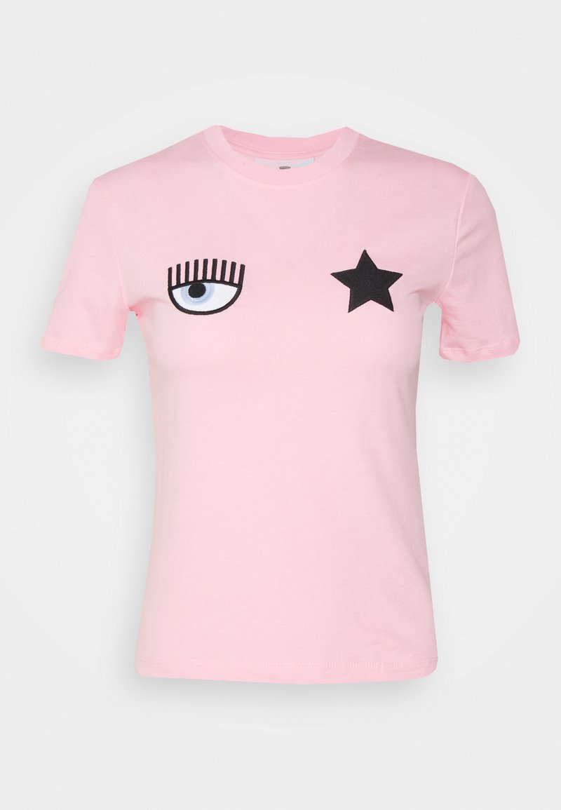 CHIARA FERRAGNI T-shirt print donkerroze
