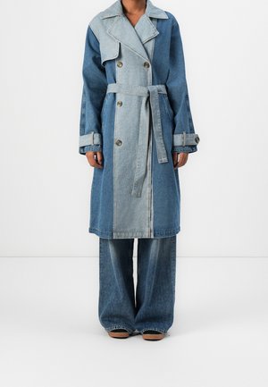 Trenchcoat - dark-blue denim