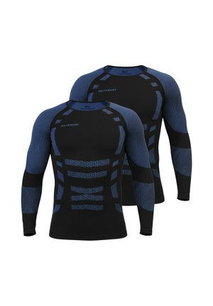 2 PACK - Unterhemd/-shirt - blau /chwarz
