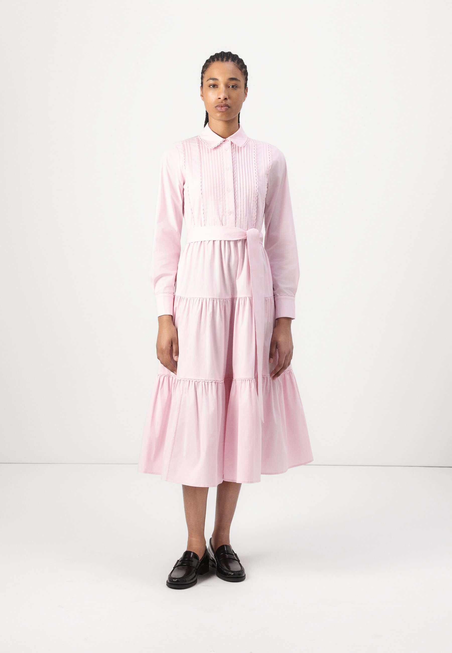 【Kate Spade】Pintuck Tiered Shirt Dress ◆国内発送◆ kate spade new york PINTUCK SHIRT DRESS - Maxi dress - pink