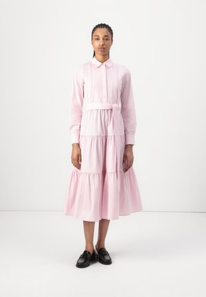 PINTUCK SHIRT DRESS - Maxi dress - pink lemonade