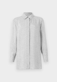 Marimekko RUNSAS PIIRTO UNIKKO - Button-down blouse - grey/light grey