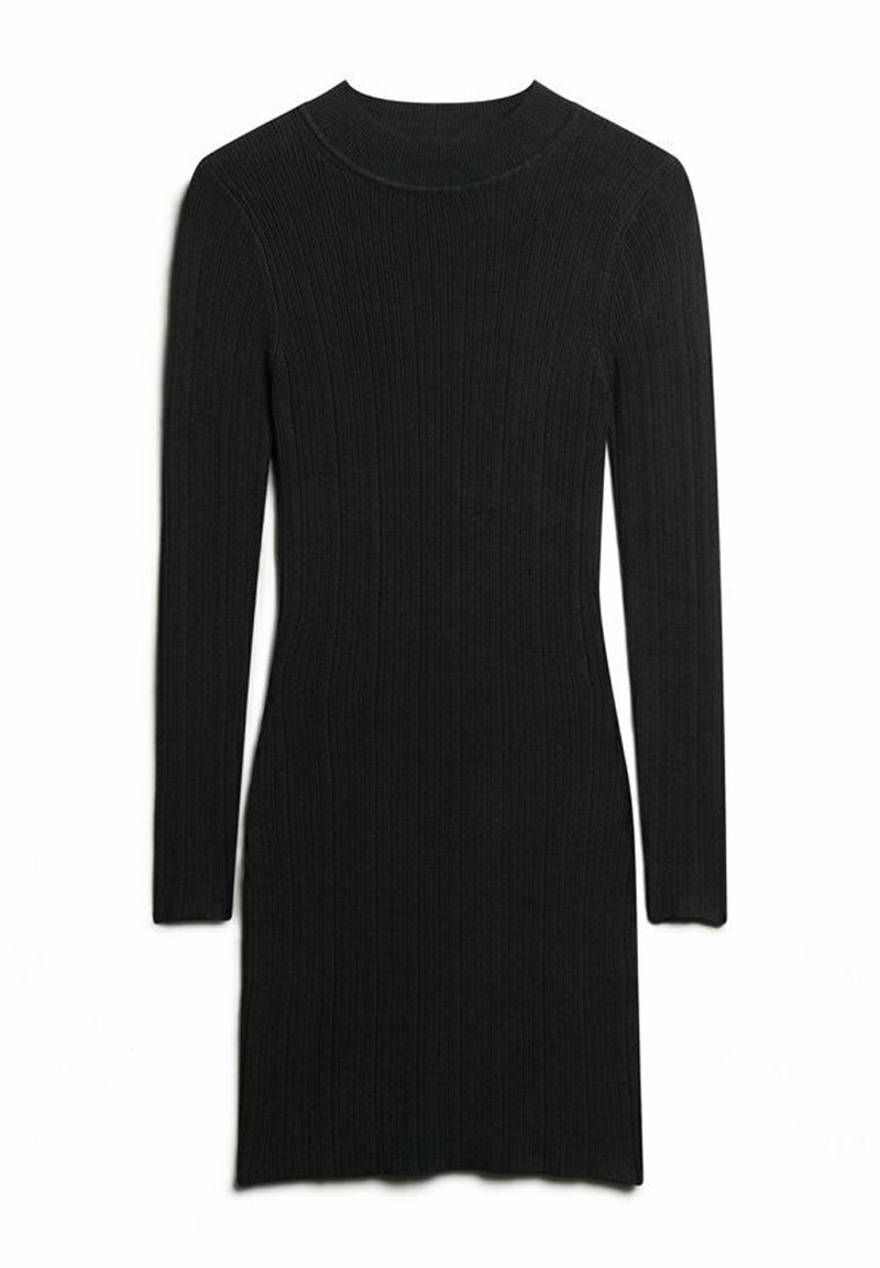 Superdry & Co Gebreide jurk zwart