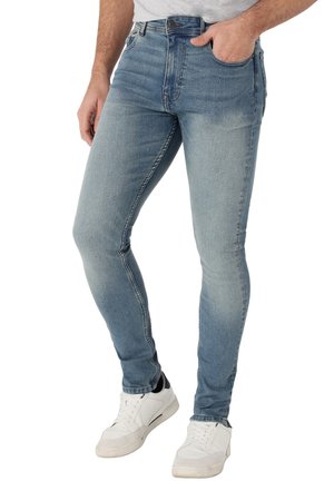VINTAGE GEWASCHENE ENGE PASSFORM – MEDIUM SHOT | GRÖSSE IN ZOLL - Jeans Slim Fit - blau