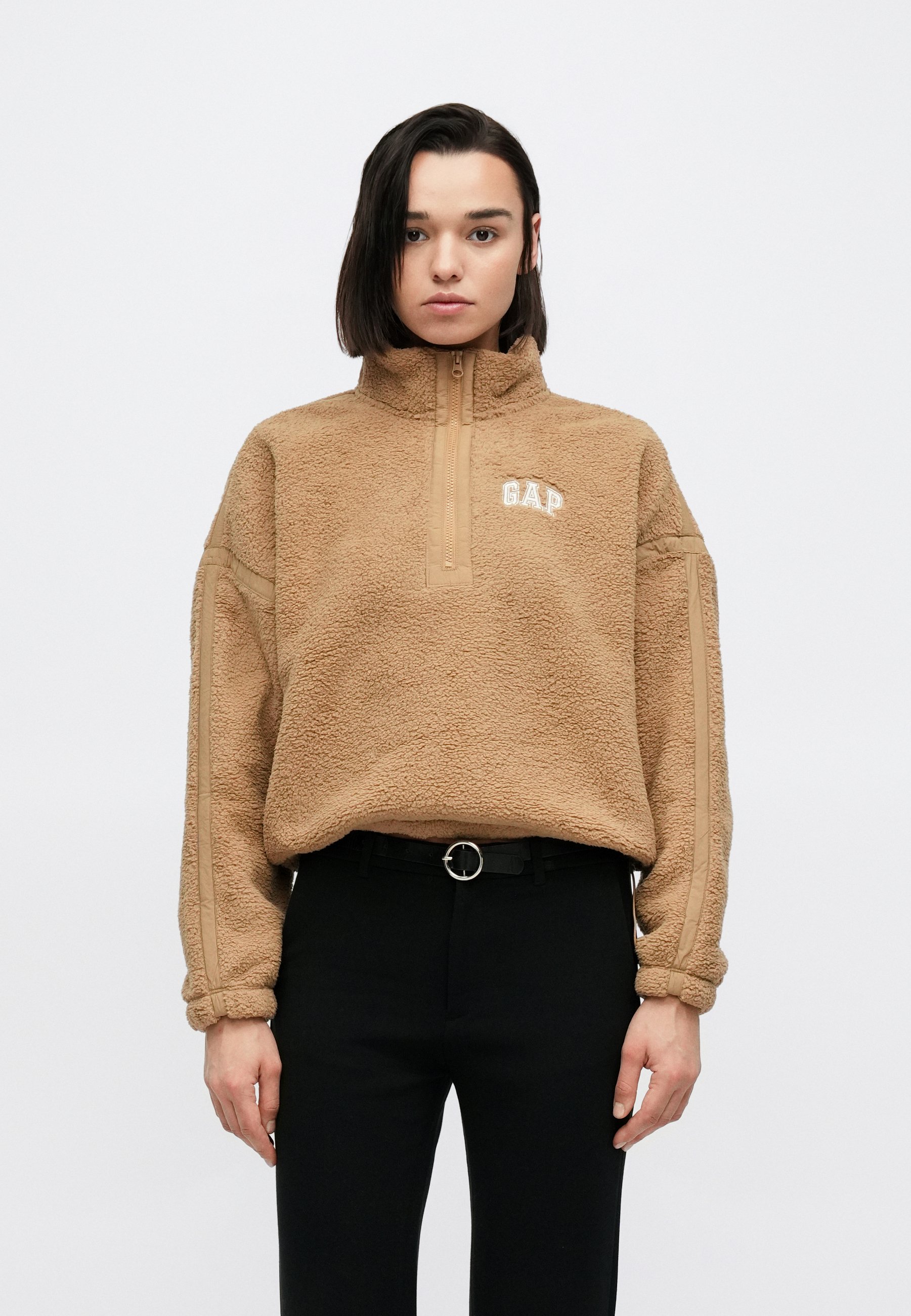 GAP LOGO - Fleece jumper - camel hair/camel - Zalando.co.uk