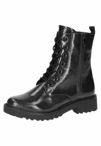 Caprice Stivaletti con plateau - black naplak