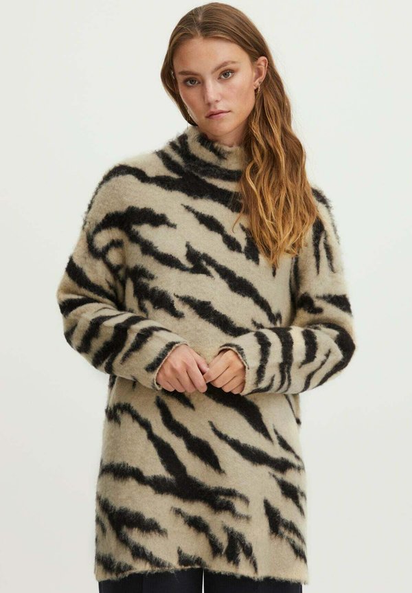 PZASTRA - Fleecepullover - beige