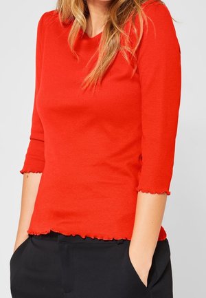Street One T-shirt à manches longues - red
