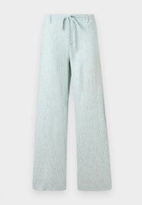 FIXED WAIST SUPER BAGGY - Nohavice - green