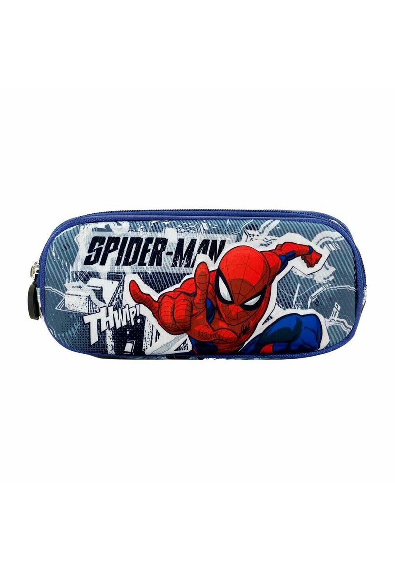 Karactermania SPIDERMAN SPINNERS 3D DOUBLE
 - Estuche escolar - grey-blue