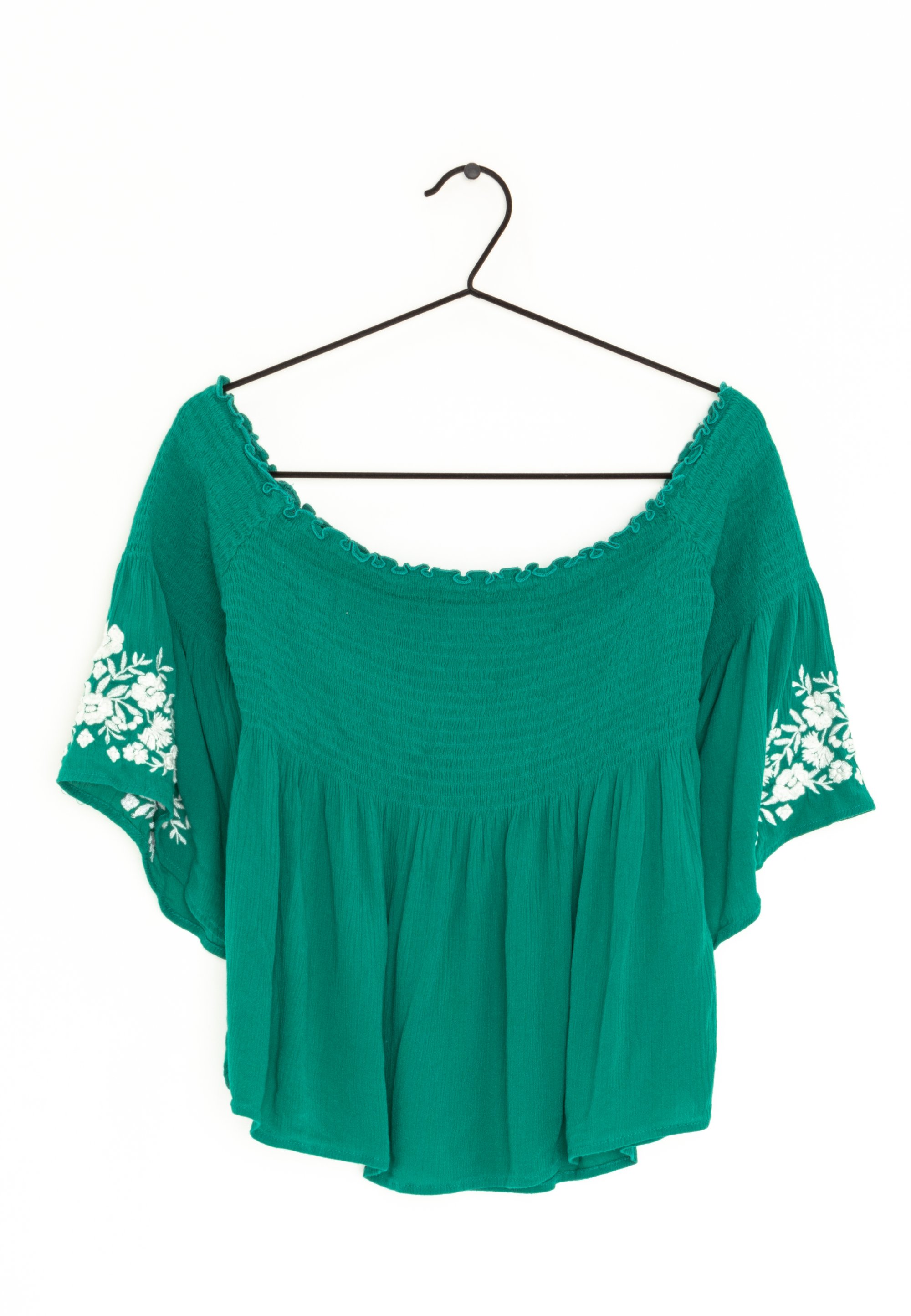 Hollister Clothing Hollister Smocked Off The Shoulder Top Hollister