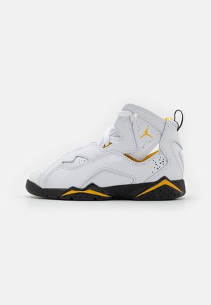 JORDAN TRUE FLIGHT UNISEX - Basketballschuh - white/black/yellow ochre