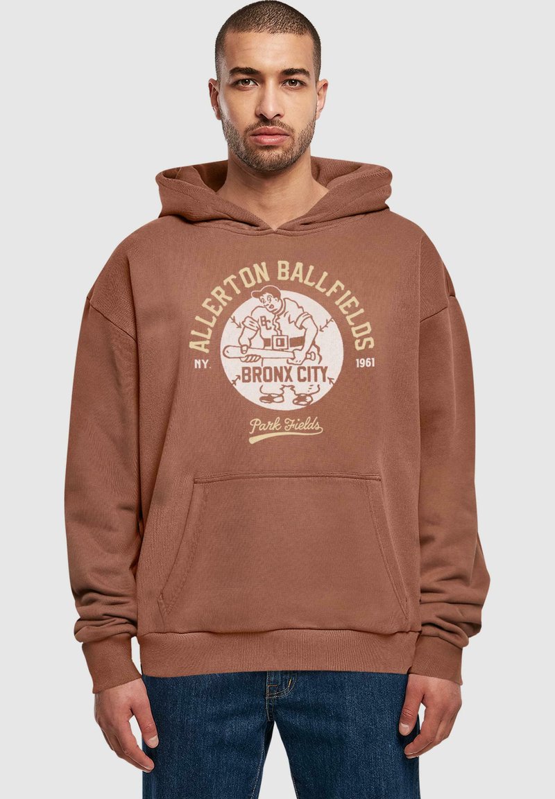 Merchcode PARK FIELDS - BRONX ULTRA HEAVY - Felpa con cappuccio - bark