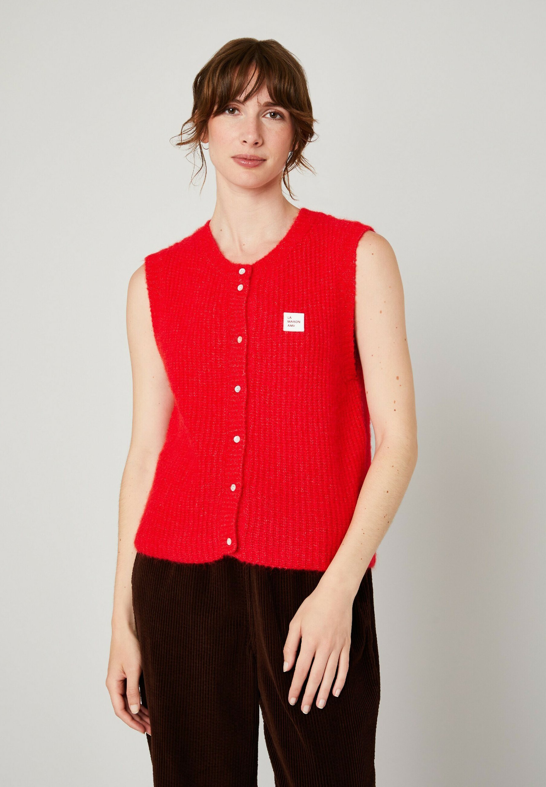 American Vintage EAST - Waistcoat - piment chine/red - Zalando.ie 