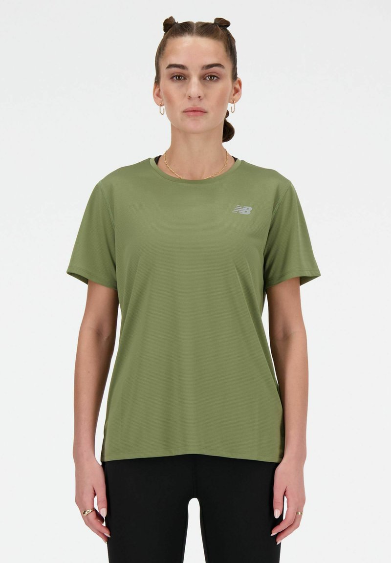 New Balance ESSENTIALS - Športne majice - dark olivine