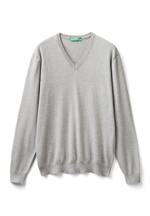 V-NECK - Jersey de punto - grey