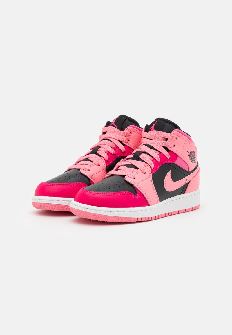 Jordan AIR 1 MID UNISEX - Scarpe da basket - coral chalk/pinksicle/rush  pink/black/multicolore - Zalando.it Jordan AIR 1 MID UNISEX - Scarpe da basket - coral chalk/pinksicle/rush  pink/black/multicolore - Zalando.it